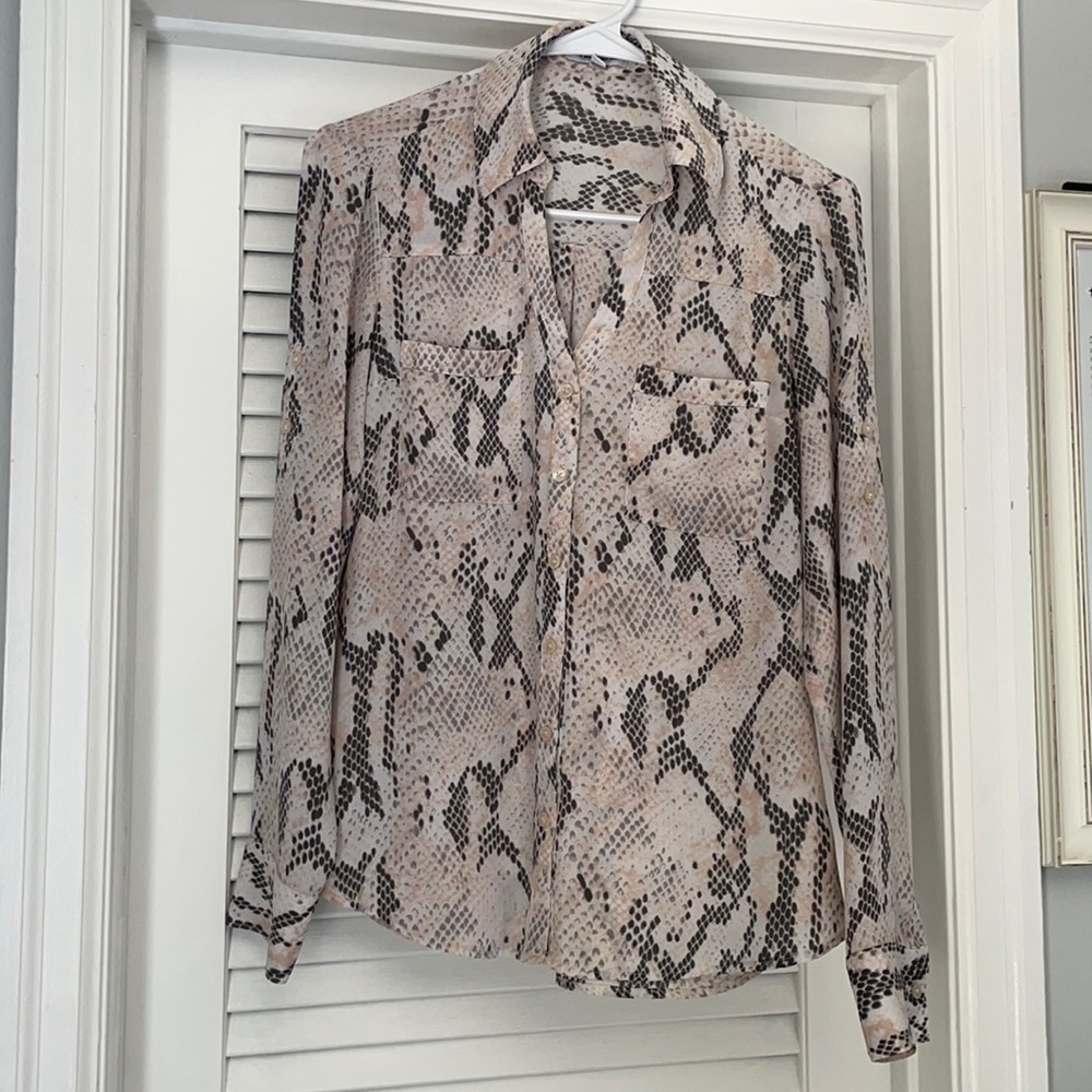 Express Portofino Button Down Long Sleeve